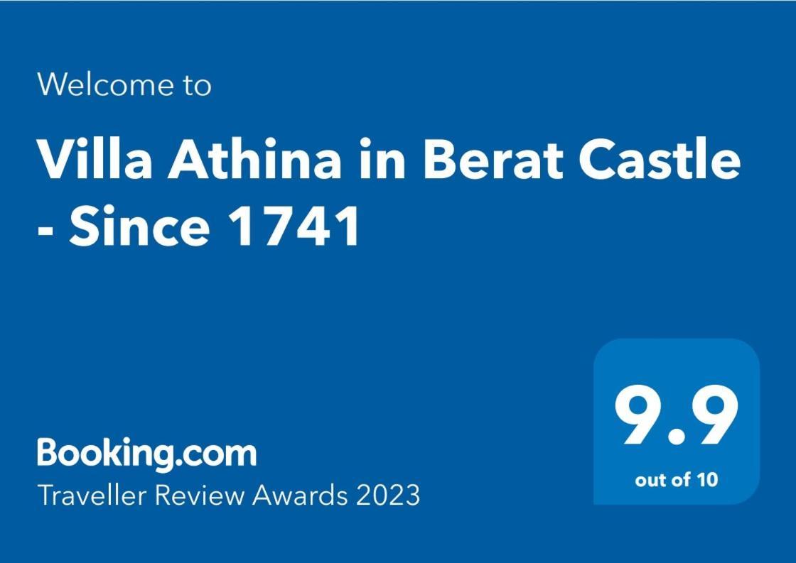Villa Athina In Berat Castle - Since 1741 Εξωτερικό φωτογραφία